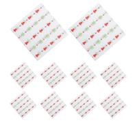 ULTECHNOVO 120 Pièces Serviettes en Papier Jetables pour Noël Motif Cloche, Décoratives et Portables, pour Fêtes de Noël et Dîners Festifs