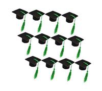 ULTECHNOVO 12pièces Mini Casquette De Remise De Diplôme Bouchon De Bouteille pour Capsules De Vin De Décorations pour Fête Et Photo