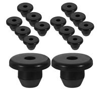 ULTECHNOVO 15 Bouchons de Remplissage D'huile en Caoutchouc Horizontaux pour Cric Hydraulique, Bouchons Étanches Tête Plate, Accessoires Solide pour Cric Bouteille, Prévention des Fuites,