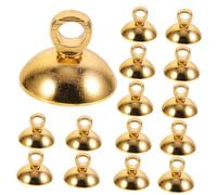 ULTECHNOVO 15 pièces Bélières à Œil Décoratives Doré Accessoires DIY pour Bijoux Épingles à Perles et Pendentifs Connecteurs pour Créations Personnalisées