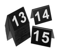 ULTECHNOVO 15 pièces Marqueurs pour Jeux de de de Crime Acrylique Numéros Accessoires de Fête et Décoration de Table pour Événements Spéciaux et Banquets