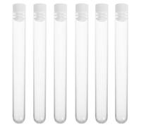 ULTECHNOVO 15 Tubes de Mascara Vides, Étui Transparent pour Brosses à Cils avec Bouchons, Récipient Cosmétique en Plastique Transparent, Organisateur de Rangement pour Pinceaux de Maquillage