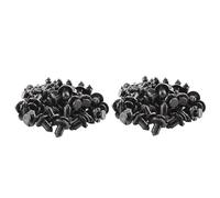 ULTECHNOVO 160pièces Clips De Fixation Pour Pare-chocs De Clips Rivet Super Résistants Polyformaldéhyde Pour Voitures Type Poussoir Pour Garnitures Et De Pare-chocs
