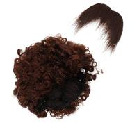 ULTECHNOVO 1Ensemble Costume de Pirate Halloween Perruque Moustache de Accessoires Réalistes pour Thématiques Dances