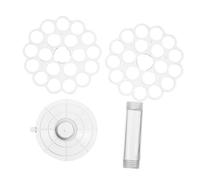 ULTECHNOVO 1ensemble Kit De Support Transparent pour Arrangement Floral Outil Invisible pour Tige Accessoire Pratique pour Bouquets Positions avec Ventouse pour Décorations Européennes Et