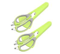 ULTECHNOVO 2 Ensembles Ciseaux de Cuisine Multifonction avec Aimant Coupe Os de Poulet Compact et Pratique pour Usage et Barbecue