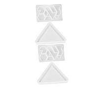 ULTECHNOVO 2 Ensembles Moule Silicone Puzzle Résistant DIY pour Époxy Création Artisanale Manual Craft Mold