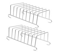 ULTECHNOVO 2 pièces Accessoires Friteuse Air Racks Acier Inoxydable pour Cuisson Vapeur et Supports Cuisinière Polyvalents pour Friteuse et Autocuiseur Circulation Thermique