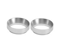 ULTECHNOVO 2 Pièces Anneau de Dosage Café Alliage Aluminium Magnétique Entonnoir Doseur Espresso pour Porte-filtre Installation Rapide et Dosage Précis Lot