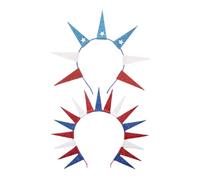 ULTECHNOVO 2 pièces Bandeau Statue Liberté avec Étoiles Usa Accessoire de Fête pour Élections et Célébrations Nationales Lot