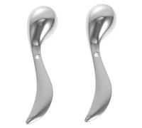 ULTECHNOVO 2 pièces Bâtons Massagers pour Yeux Alliage de Zinc Applicateurs Crème Contour Yeux Outils Massage Visage Anti-rides et Poches Cuillères Faciales pour Soin Peau