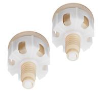 ULTECHNOVO 2 Pièces Bouton Poussoir de Chasse D’eau pour Réservoir, | Plastique, Action Fluide, Compatibilité, Tige et Structure Précises, Installation Facile