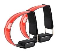 ULTECHNOVO 2 pièces Brassards Lumineux Rechargeables LED Bandes Réfléchissantes de Sécurité pour Course Nocturne et Sport Extérieur Accessoires de Visibilité pour Jogging et Cyclisme