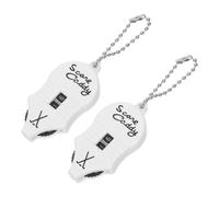 ULTECHNOVO 2 pièces Compteur de Score de Golf Mini Portable Résistant Aux Intempéries Forme Souris Compteur Mécanique Manuel pour Enregistrement des Coups Accessoire Pratique pour Golfistes