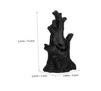 ULTECHNOVO 2 Pièces Décoration Halloween Lumineuse Arbre Plastique Lumineux Mystérieux Éclairage Facile pour Fête Effrayante Bureau et Table