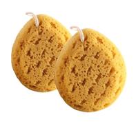 ULTECHNOVO 2 pièces Éponge de Bain Nid Abeille Lot de Éponge Exfoliante Corps Doux et Nettoyant Profond Texture Confortable et Séchage Rapide Accessoire Bain Portable pour Homme et Femme