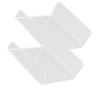 ULTECHNOVO 2 pièces Étagère Murale pour Projecteur et Routeur Support Mural Robuste Fixation sans Perçage Lot de Organisateur Compact pour Salon et Bureau