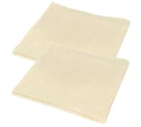 ULTECHNOVO 2 pièces Filtre Cuisine Coton Réutilisable Filtrant Multi Usage pour Fromage Yaourt et Lait Amande et Lavable Nappe Passoire Naturelle Non Blanchie