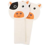 ULTECHNOVO 2 pièces Lève-couvercle Toilettes Adhésif Portable Blanc avec Poignée Cartoon Rehausseur Wc Propre et Pratique Stabilisateur Siège pour Maison Bureau Voyage et Hôtel