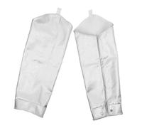 ULTECHNOVO 2 Pièces Manchons de Protection Bras Aluminium Résistants Chaleur Manchettes Isolantes Ignifuges pour Cuisine Soudure et à Haute Température