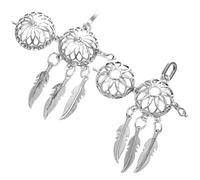 ULTECHNOVO 2 pièces Pendentif Attrape-rêves Ouvrable Alliage Support DIY pour Parfum et Bijoux Créatifs Breloque Personnalisable pour Collier Porte-sachet Décoratif