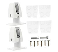 ULTECHNOVO 2 pièces Pince T pour Écran Vertical Clip de Séparation Verre pour Bureau Lot de Fixation Ajustable pour Dessus de Bureau et Cloisons Écran