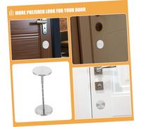 ULTECHNOVO 2 pièces Plaque de Remplissage Ronde pour Serrure à Digitale Cache Trou Décoratif pour Porte Protection Effraction Facile à Installer Lot