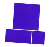 ULTECHNOVO 2 Pièces Plaques Verre Cobalt Haute Température pour Expérience Chimique Outil Réutilisable pour Scolaires Compatible avec Équipements Éducatifs