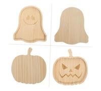 ULTECHNOVO 2 Pièces Plateau Citrouille et Halloween Plateau Snack Multifonction Plat à Fruits et Apéritifs Décoratif pour Maison
