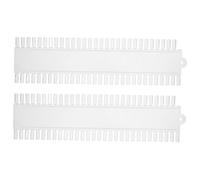 ULTECHNOVO 2 pièces Présentoir Vernis Ongles Transparent Palette Manucure Couleurs Planche Pratique pour Peinture Nail Art Accessoire pour Salon et Usage Personnel