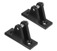 ULTECHNOVO 2 Pièces Raccord Multi-Usage Noir en Plastique | Accessoire de Toit Bimini, Œillet Externe, Usage à Bord de Navire et Camping-car, Finition Simple et Pratique