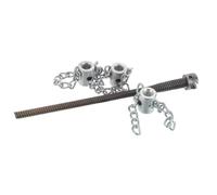 ULTECHNOVO 2 Pièces Ressort de Débouchage pour Canalisation avec Chaîne Réglable Outil Industriel pour Nettoyage des Tuyaux Évacuation