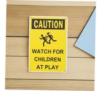 ULTECHNOVO 2 Pièces Slow Down Warning Signs For Streets Reflective Children Safety Sign For School Zones Parks And Neighborhood Play Areas