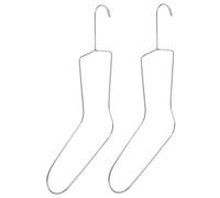 ULTECHNOVO 2 Pièces Sock Hangers Metal Blockers for Knitting and Crochet Socks Drying Rack for Shaping Stretching and Displaying Versatile Mannequin Feet