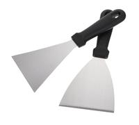 ULTECHNOVO 2 Pièces spatule de cuisine cusine cuisix barbecues accesoire barbecue plats à rôtir poêle grill incurvé spatules pour plancha spatules à pizza pelles à vaisselle Acier inoxydable