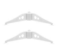 ULTECHNOVO 2 Pièces Support de Sapin de Noël en Plastique Blanc Assemblage Rapide et Support Stable, pour Décorations de Fêtes d'hiver en Intérieur