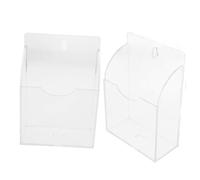 ULTECHNOVO 2 pièces Support pour Cuillère à Glace Acrylique Transparent Organisateur Multifonction pour Machine à Glaçons et Ustensiles de Cuisine Résistant et Facile à Nettoyer Installation