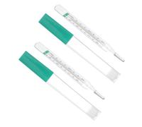 ULTECHNOVO 2 Pièces Verre Aisselles Double Échelle ℉ et ℃ pour Usage Familial, Lecture Précise Rapide, Matériau Métallique Blanc (2 Pièces)
