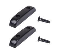 ULTECHNOVO 2 Sets de Repose-doigt pour Basse en Plastique Noir Vis de Montage, Offrant un Soutien Supplémentaire Confort Musiciens de Basse