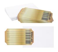 ULTECHNOVO 20 Ensemble Cartes Invitation Anniversaire Vip Double Face