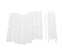 ULTECHNOVO 20 Paires de Clips Suspendre à Double Trou 127 Mm pour Stores Verticaux et Enrouleurs, Supports de Cordon de Store, Accessoires de Réparation pour Lames, Kit Polyvalent