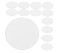 ULTECHNOVO 20 pièces Cache Prises Rond Plastique Blanc Protection Câbles Électriques Intérieurs Covers de Remplacement pour Décor Maison et Hôtel Installation Facile sans Outils
