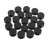 ULTECHNOVO 20 Pièces Capuchons de Pédale D'effet pour Guitare en Abs Noir, Protection Renforcée et Contrôle Amélioré pour Pédale Guitare Électrique, Accessoires Indispensables
