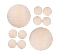ULTECHNOVO 20 pièces Lot de Boules Bois Brut pour Bricolage DIY Décoration de Noël Ornements et Projets Créatifs Adaptées Aux Loisirs et Décor Ferme