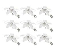 ULTECHNOVO 20 pièces Mini Pinces à Cheveux Fleur Strass pour Filles Accessoires Mignons et Antidérapants Clips Griffe Doux pour Cheveux Fins Décoration pour Queue de Cheval et Tresses