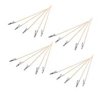 ULTECHNOVO 20 pièces Pince Crocodile Bois pour Maquette Peinture Clips de Fixation pour Loisirs Créatifs Support Stable pour Modélisme et Séchage