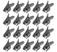 ULTECHNOVO 20 Pièces Pinces à Cravate pour Microphone en Plastique Abs Solide, Clips Fil Résistants et Légers, Libérez Vos Mains Facilement pour Discours et Performances