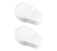 ULTECHNOVO 200 Pièces de Masque Oculaire Confortable en Matériau Végétal Blanc, Adhérence Optimale pour Soins DIY des Yeux et Voyages en Extérieur