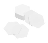 ULTECHNOVO 200 Pièces Gabarits de Patchwork sur Papier Hexagones en Papier Blanc pour Couture de Précision Outils de Matelassage, pour Projets de Patchwork et Usage en Studio