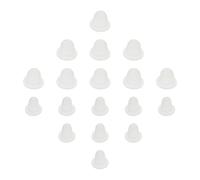 ULTECHNOVO 200 pièces Gobelets Silicone pour Pigments Encre Réutilisables et Étanches U-forme Petit et Moyen pour Microblading et Tatouage Professionnel ou Domestique